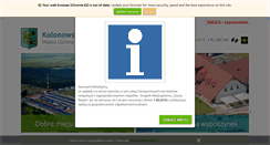 Desktop Screenshot of kolonowskie.pl